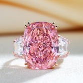 11 Carat Pink Heart Light Luxury All-In-One Ring