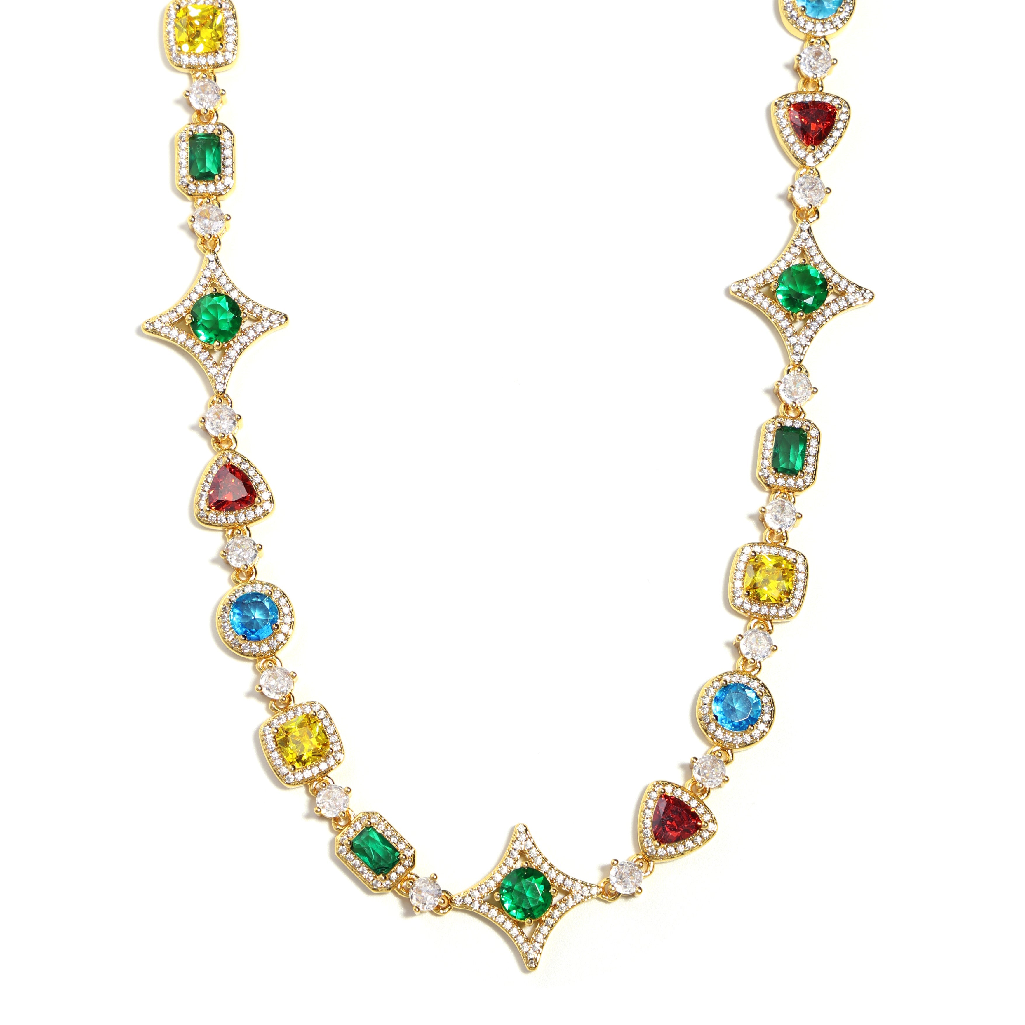 Ice Out Multi-color Diamonds Bracelet