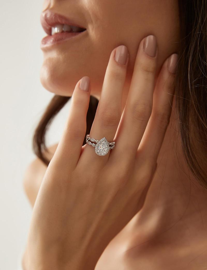 1.5CT Bridal Ring Sets Engagement Rings