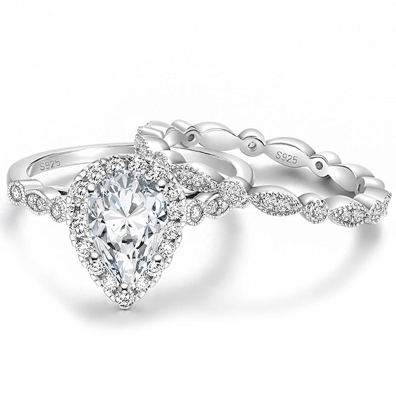 1.5CT Bridal Ring Sets Engagement Rings