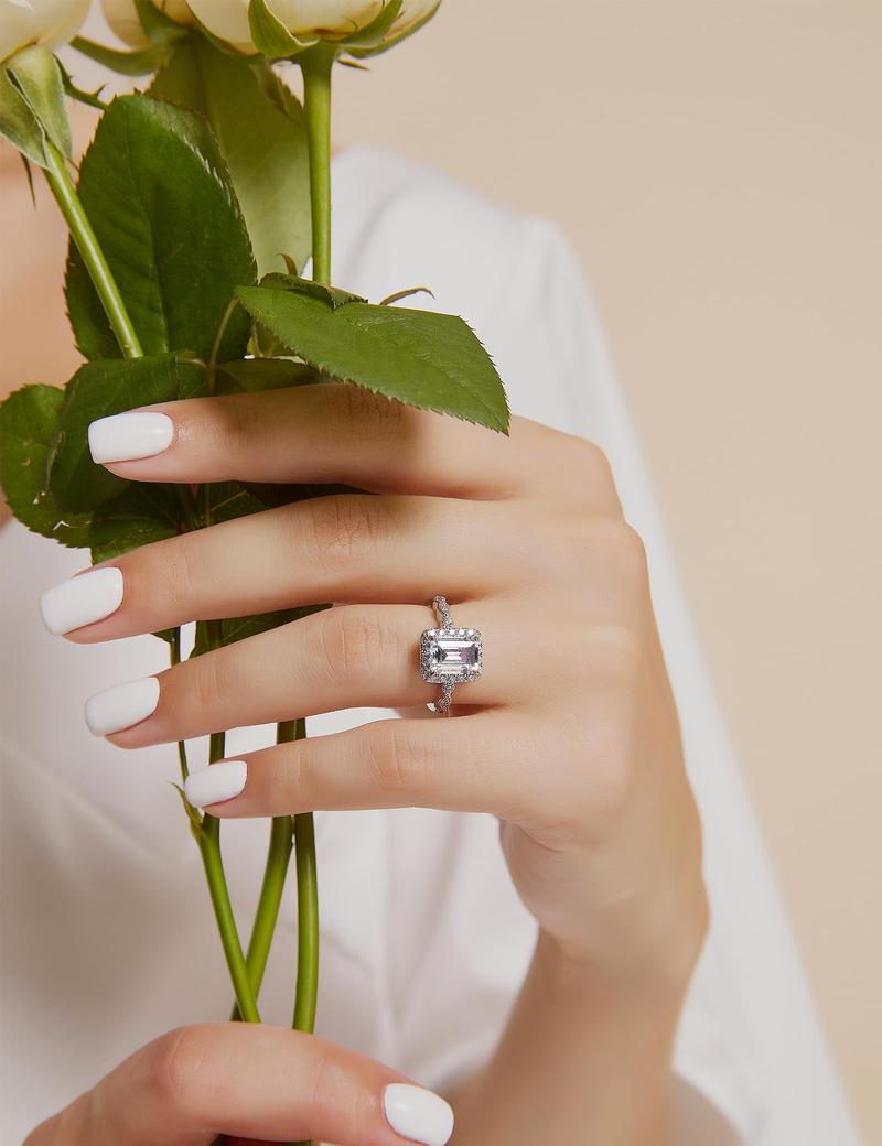 2CT Bridal Ring Engagement Rings