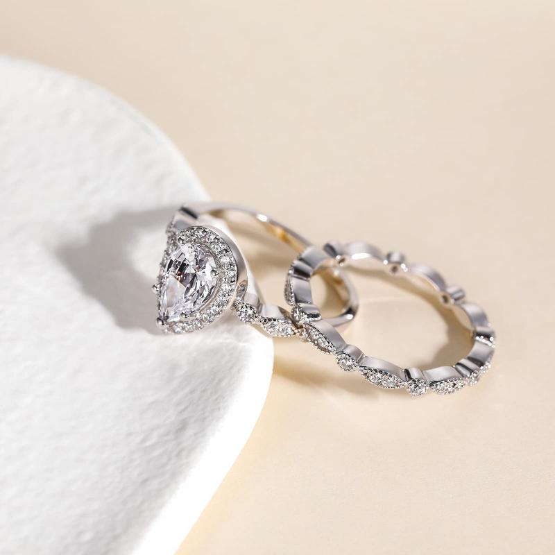 1.5CT Bridal Ring Sets Engagement Rings