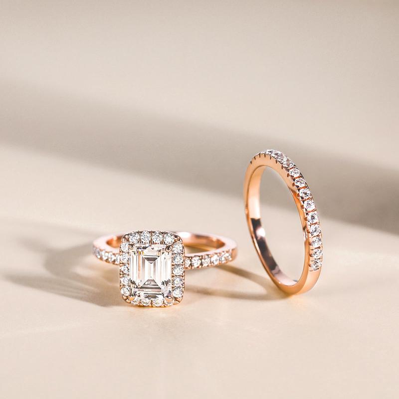2CT Bridal Ring Set Engagement Rings