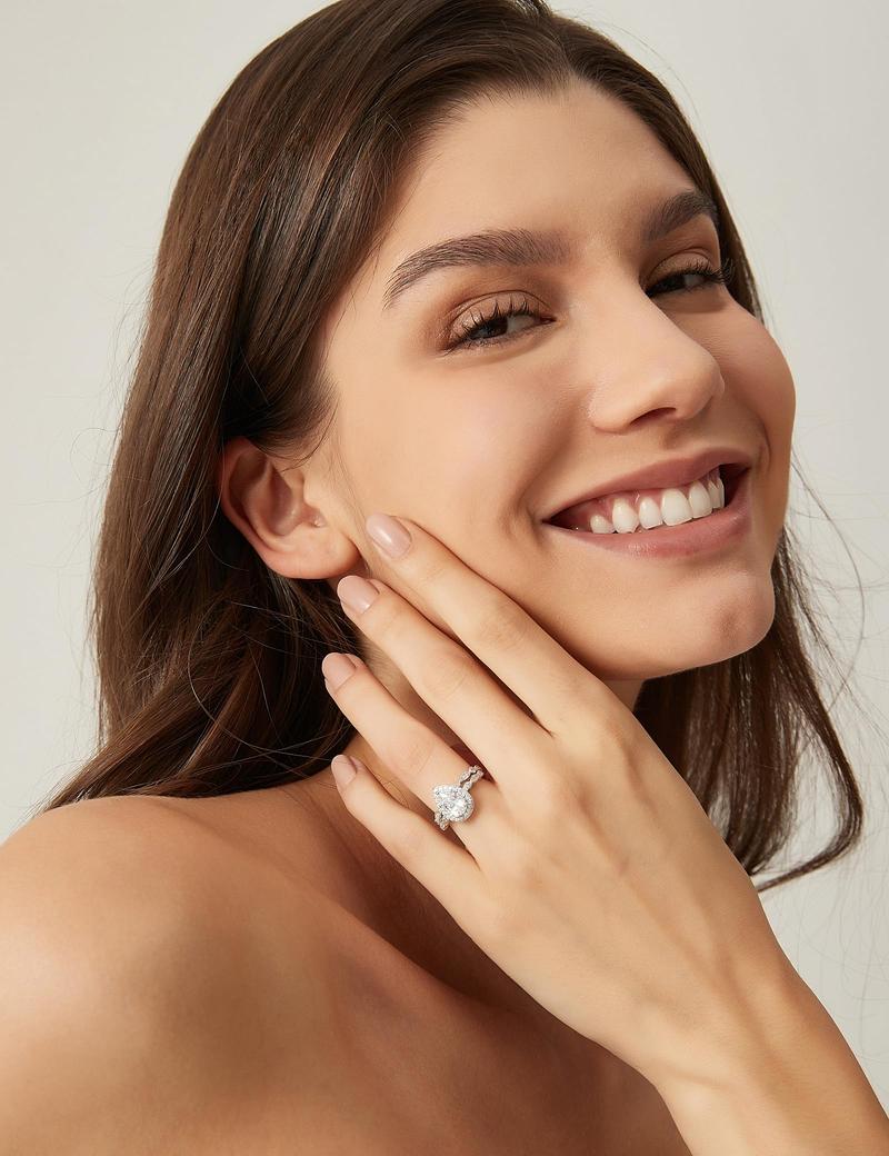 1.5CT Bridal Ring Sets Engagement Rings