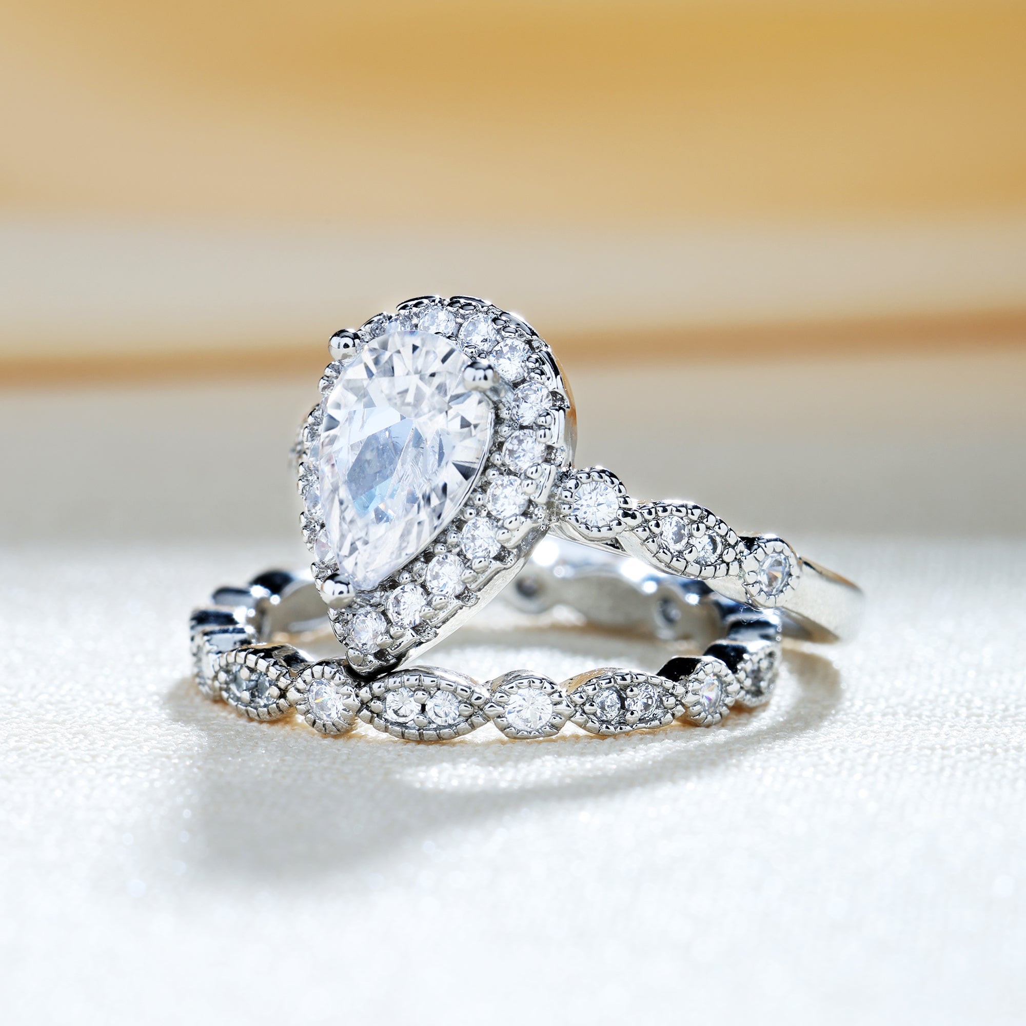 1.5CT Bridal Ring Sets Engagement Rings