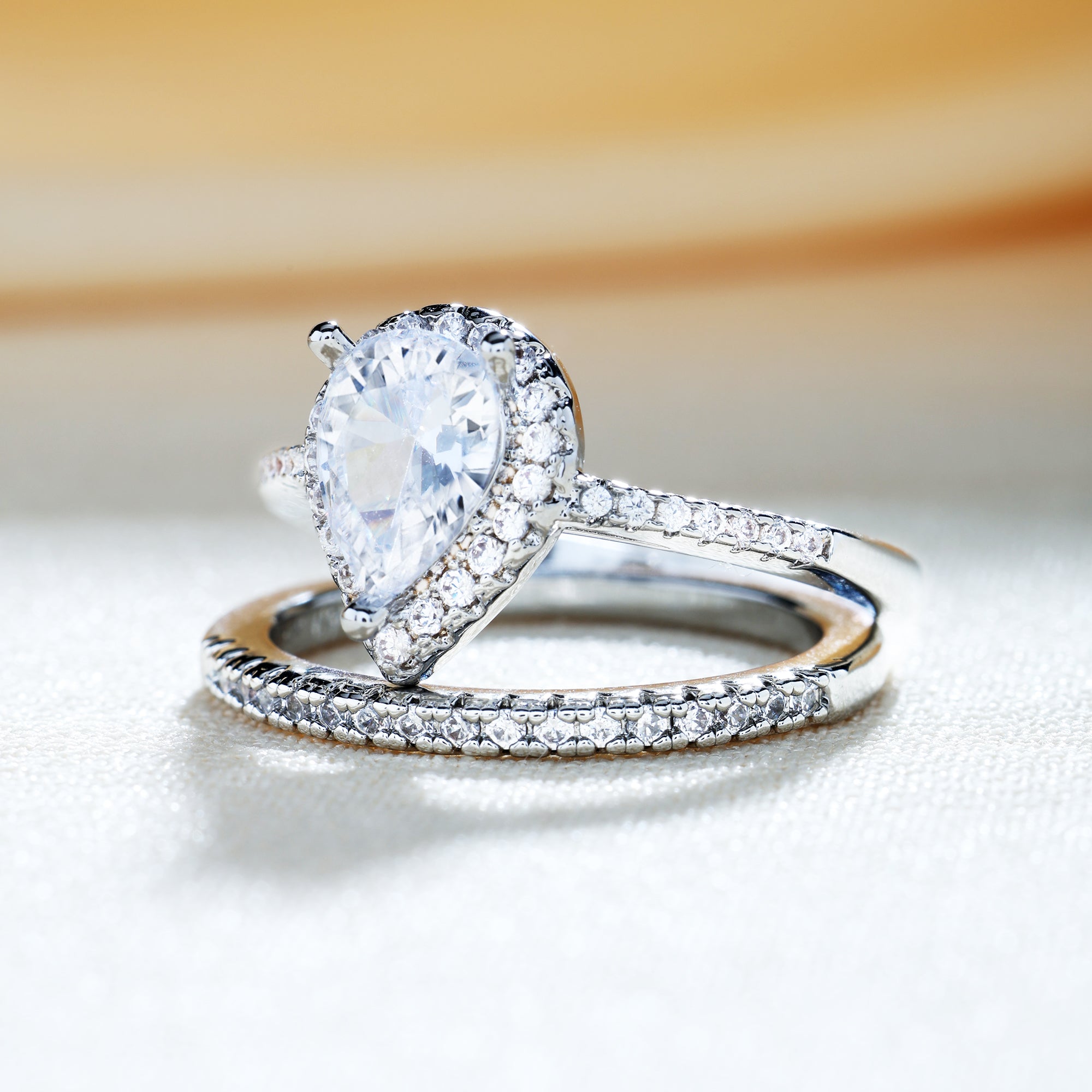 Silver Two-Piece Ring Set