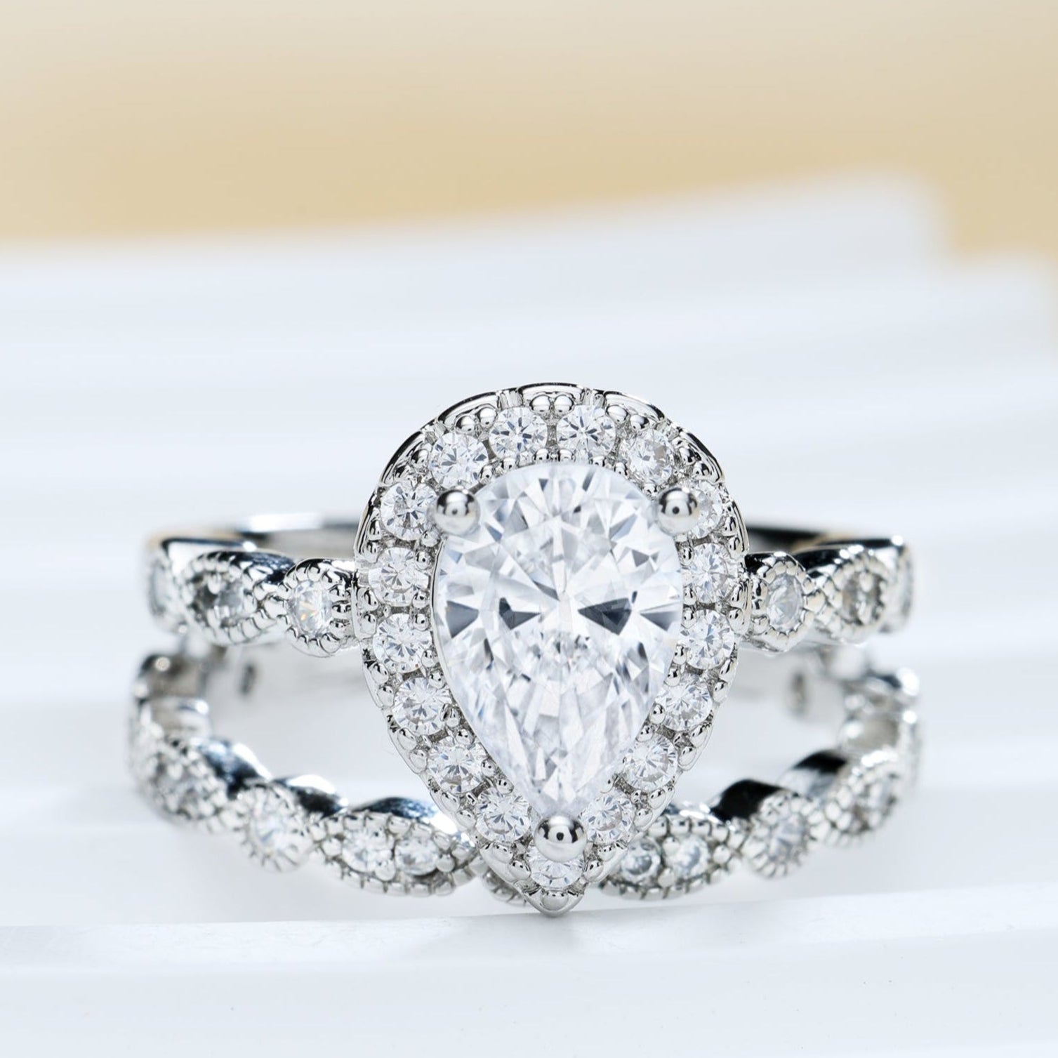 1.5CT Bridal Ring Sets Engagement Rings
