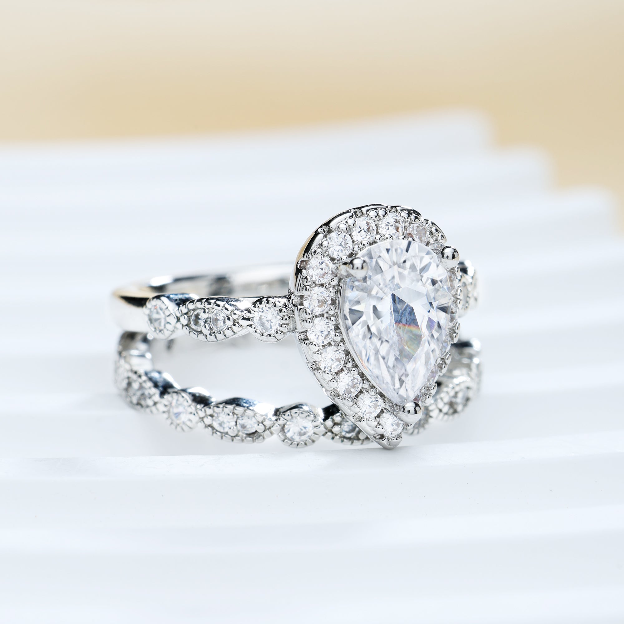 1.5CT Bridal Ring Sets Engagement Rings