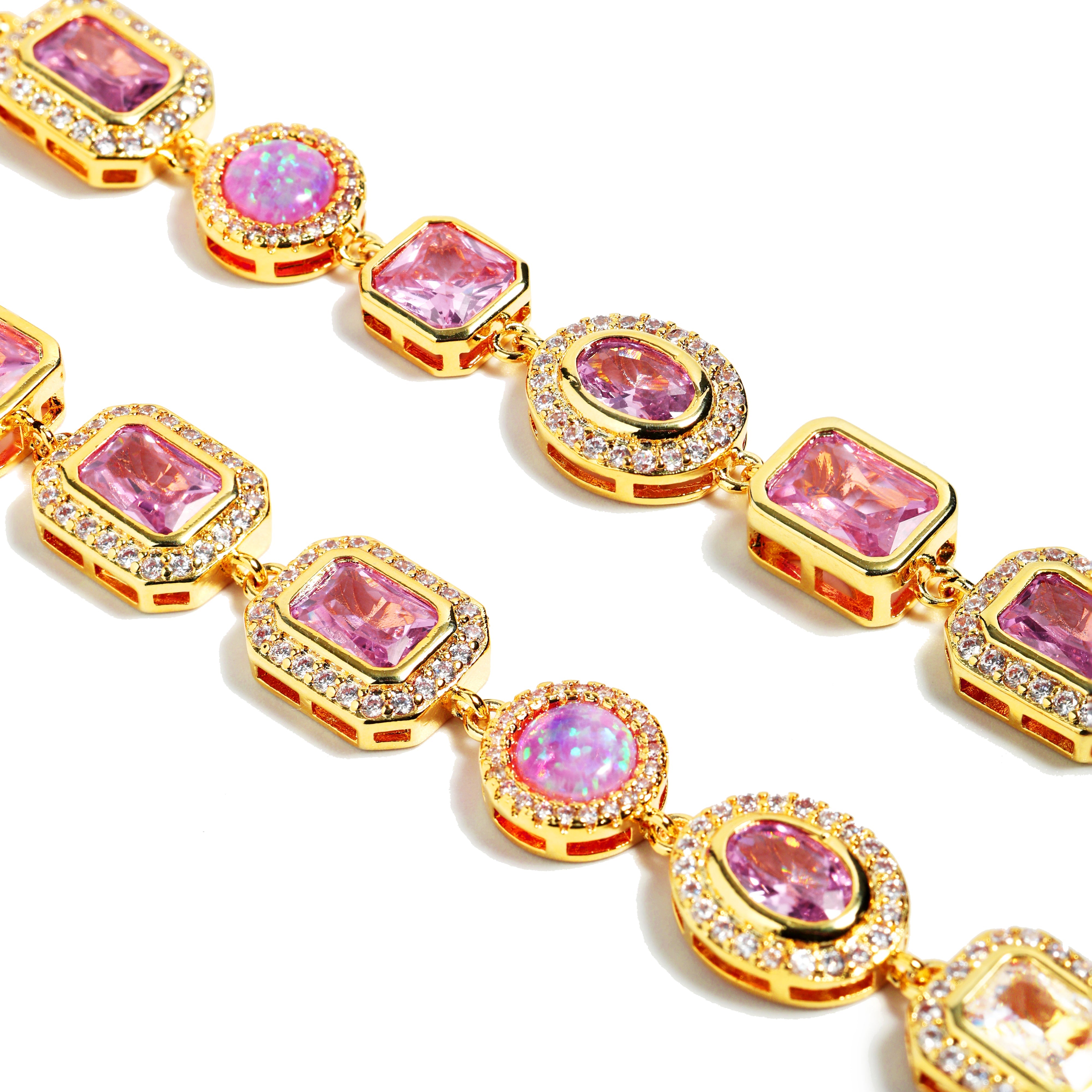 Amour Pink Solstice Gemstone Bracelet