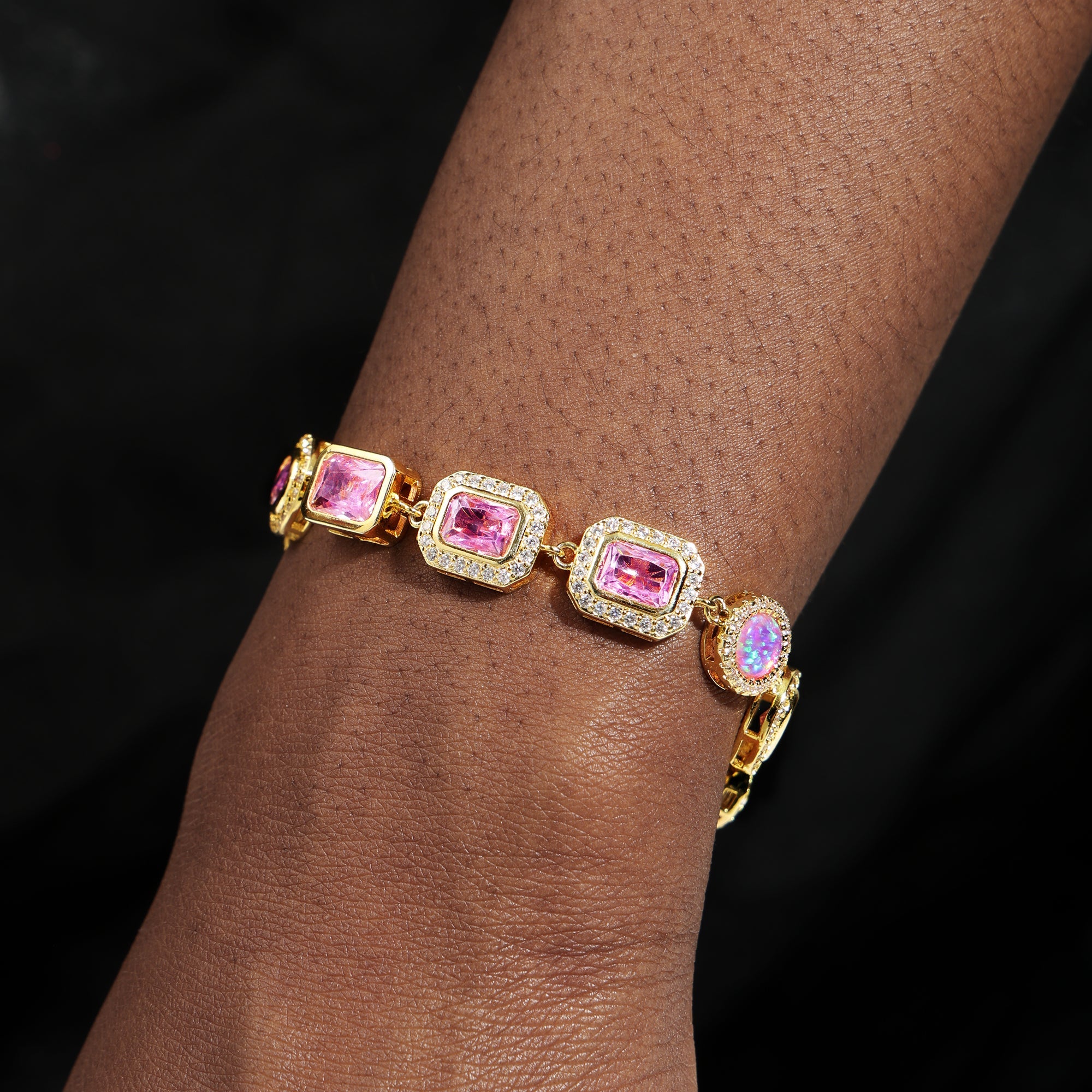 Amour Pink Solstice Gemstone Bracelet