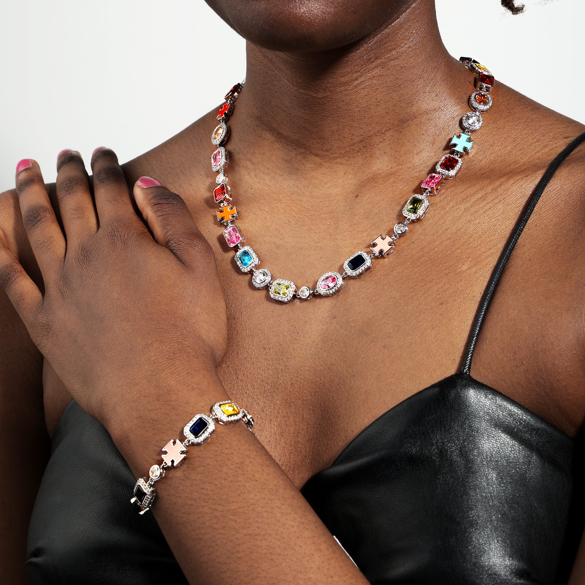 Iceyqueen Gold Solstice Gemstone Necklace (Unisex)