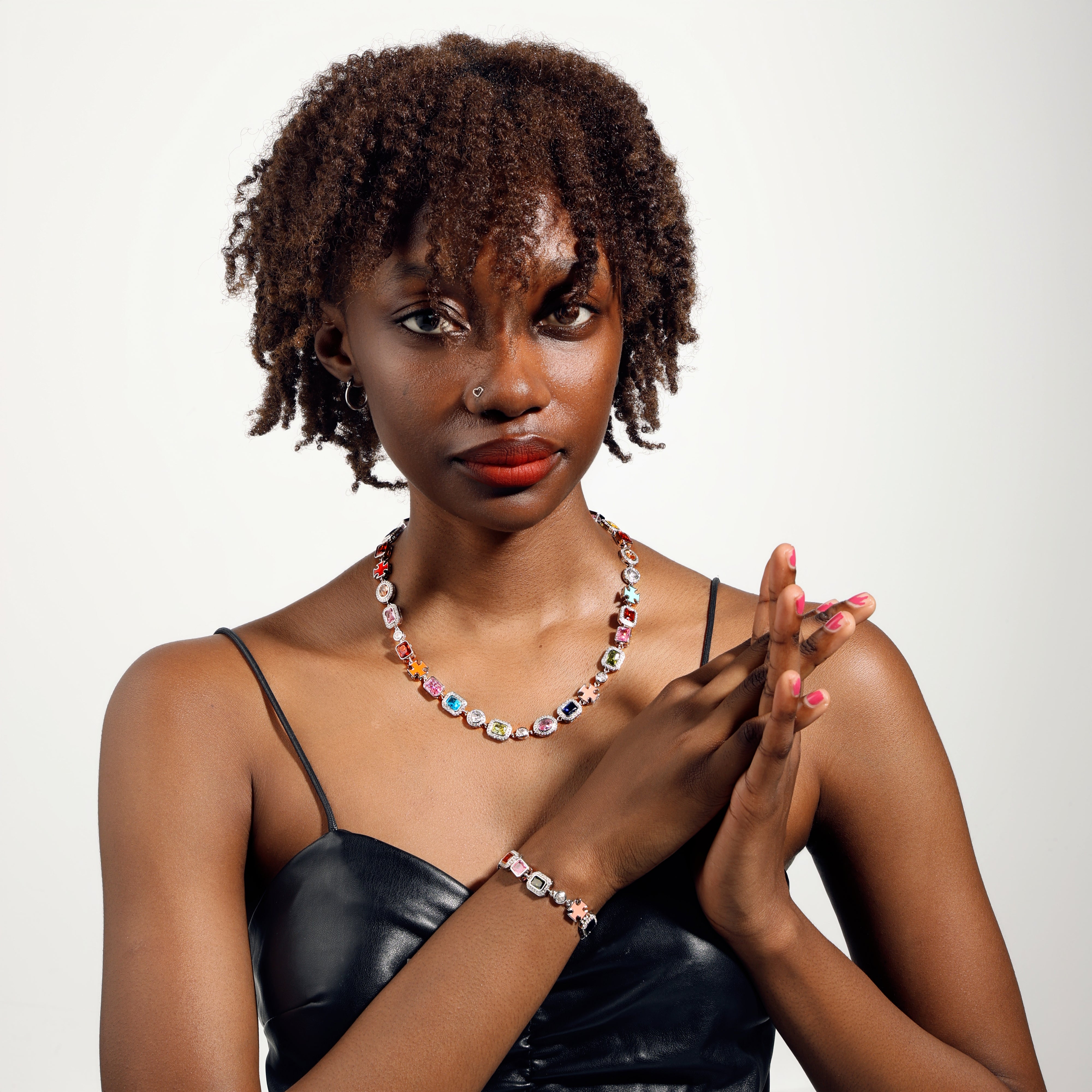 Iceyqueen Gold Solstice Gemstone Necklace (Unisex)