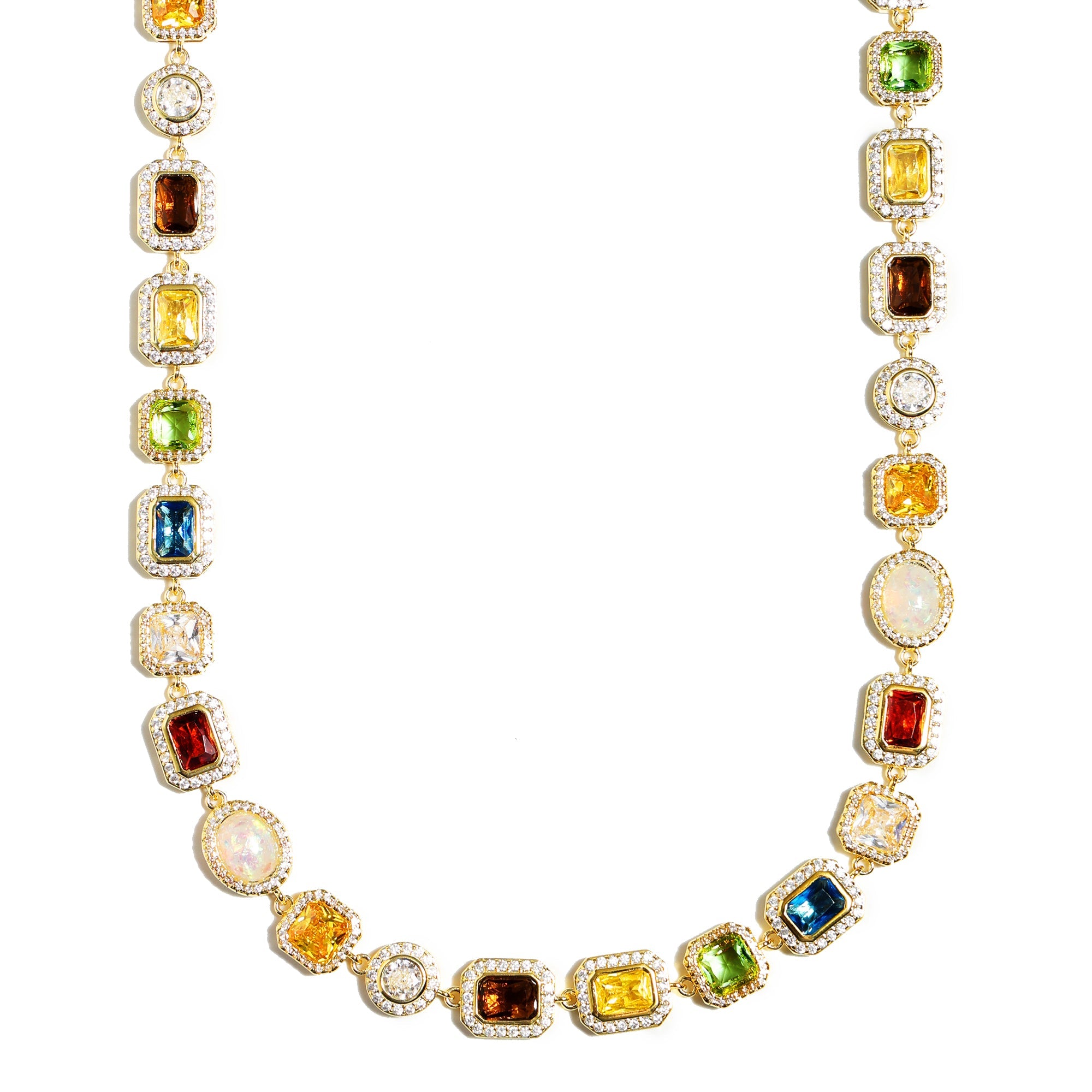 Motley Gemstone Bracelet