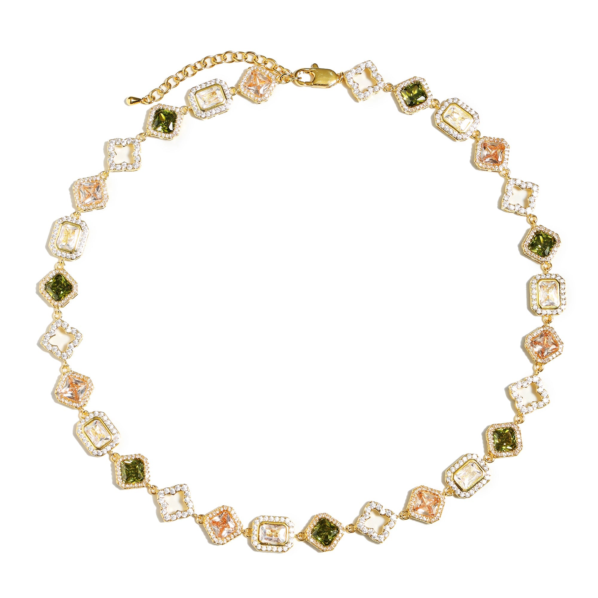 Fresh Harmony Gemstone Necklace