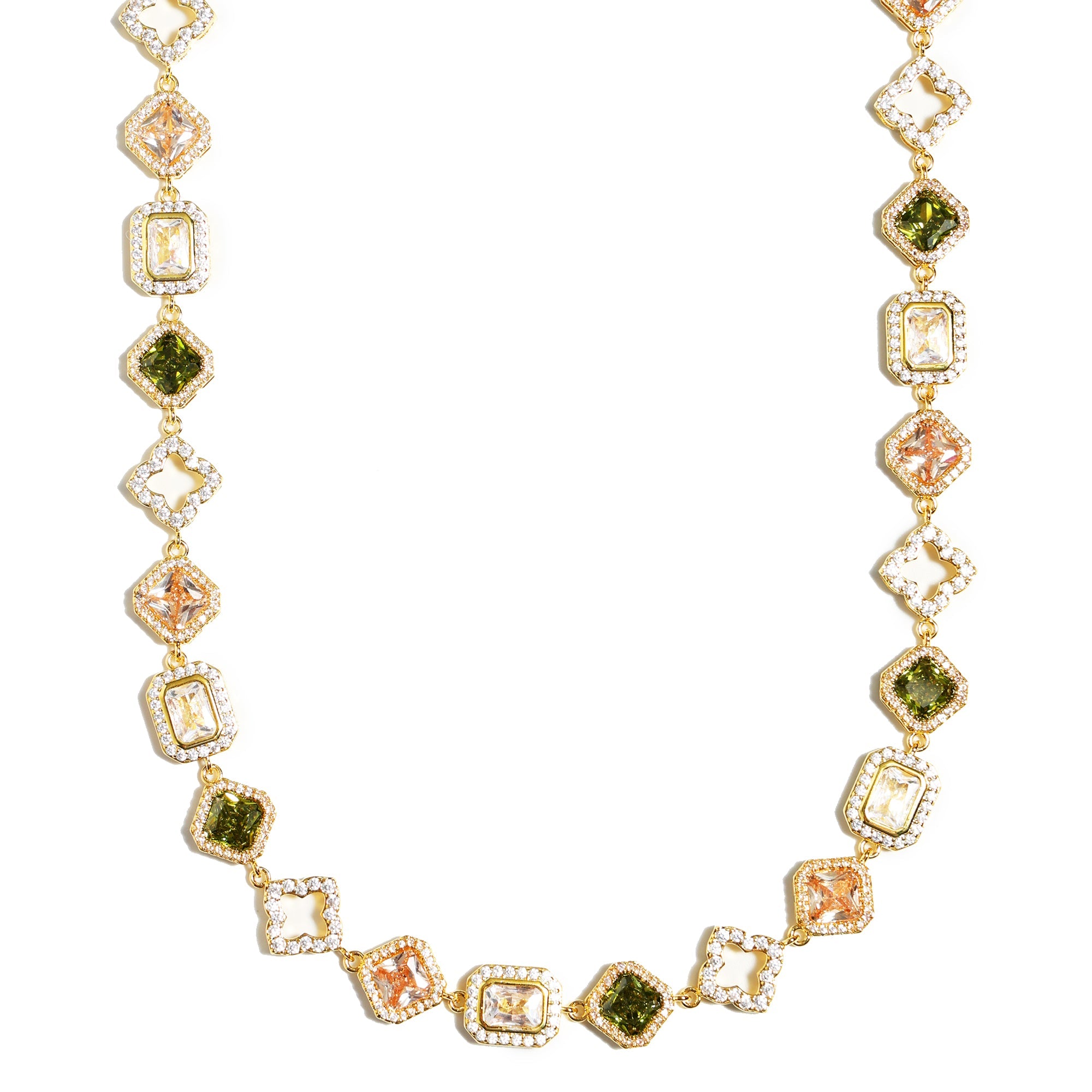 Fresh Harmony Gemstone Necklace