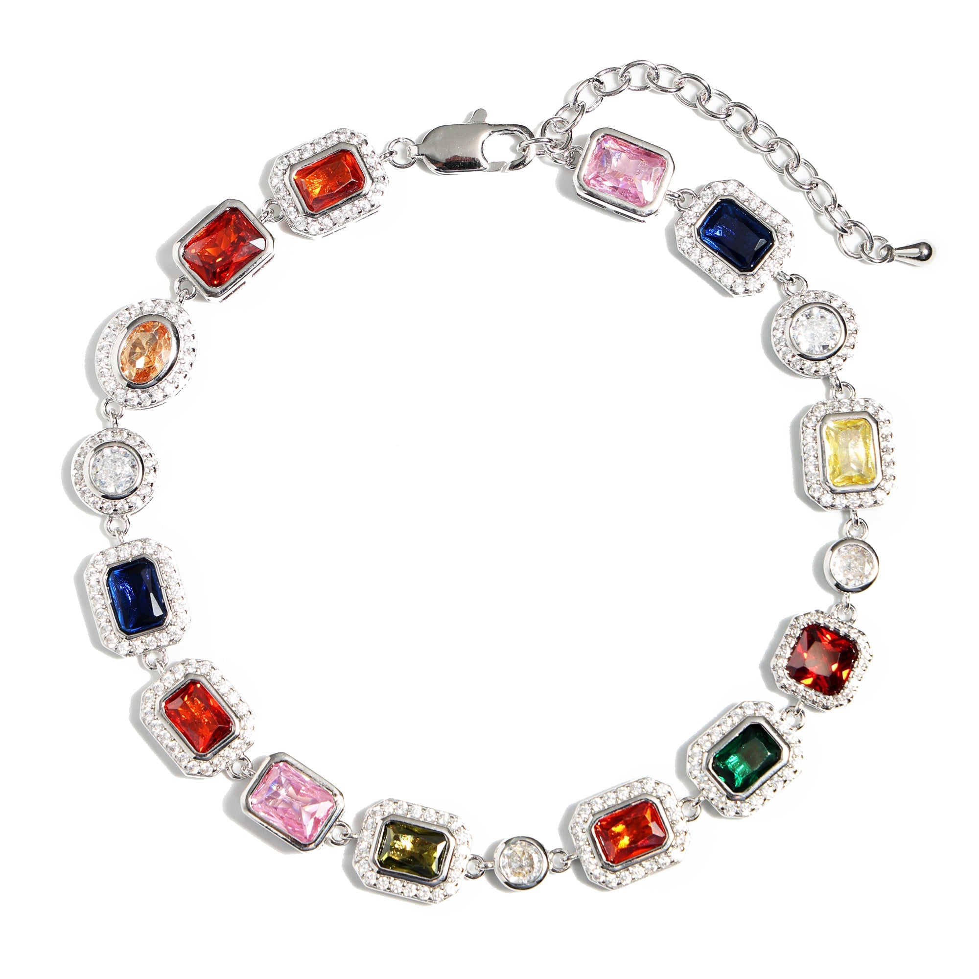 Charming Multicolor Gemstone Necklace