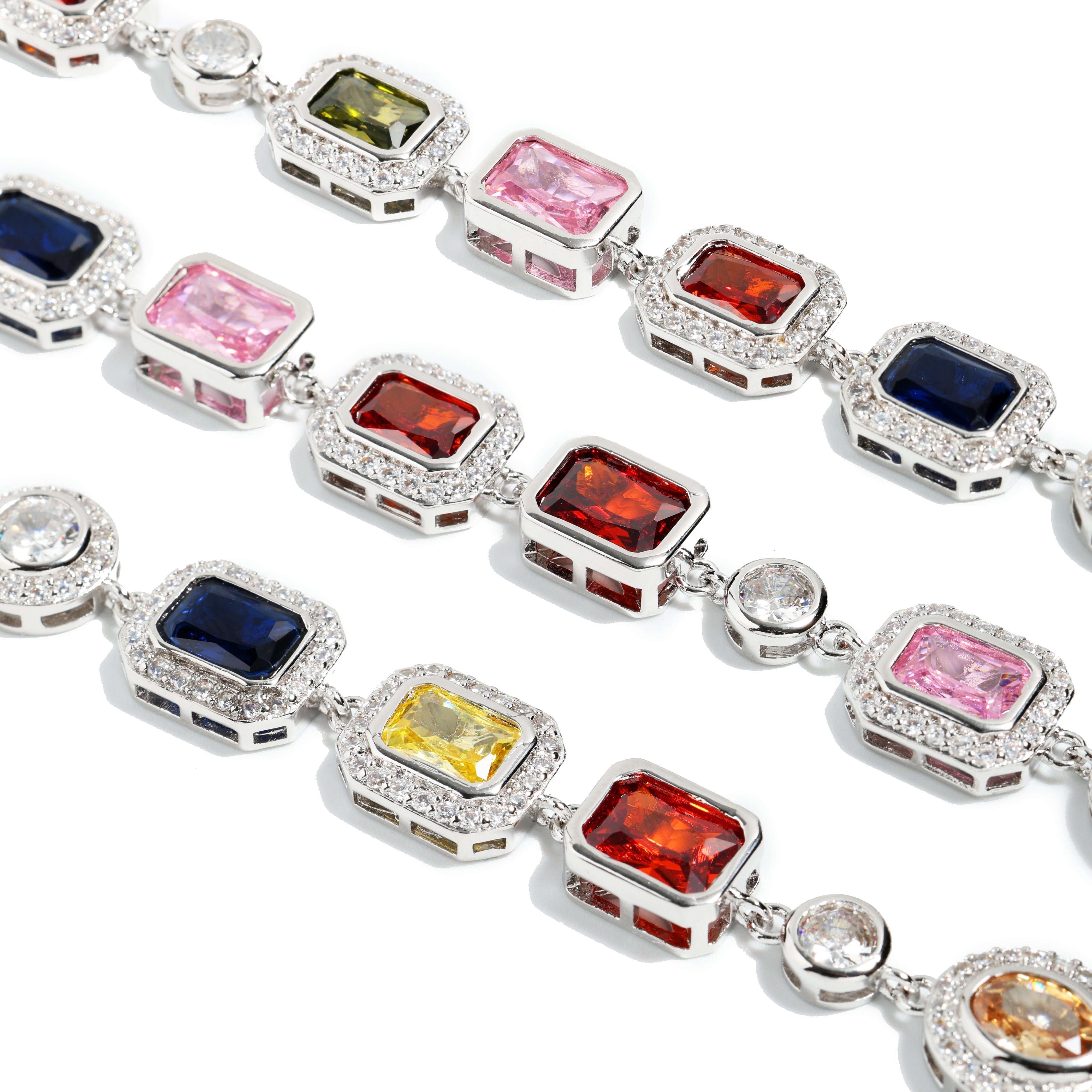 Charming Multicolor Gemstone Necklace