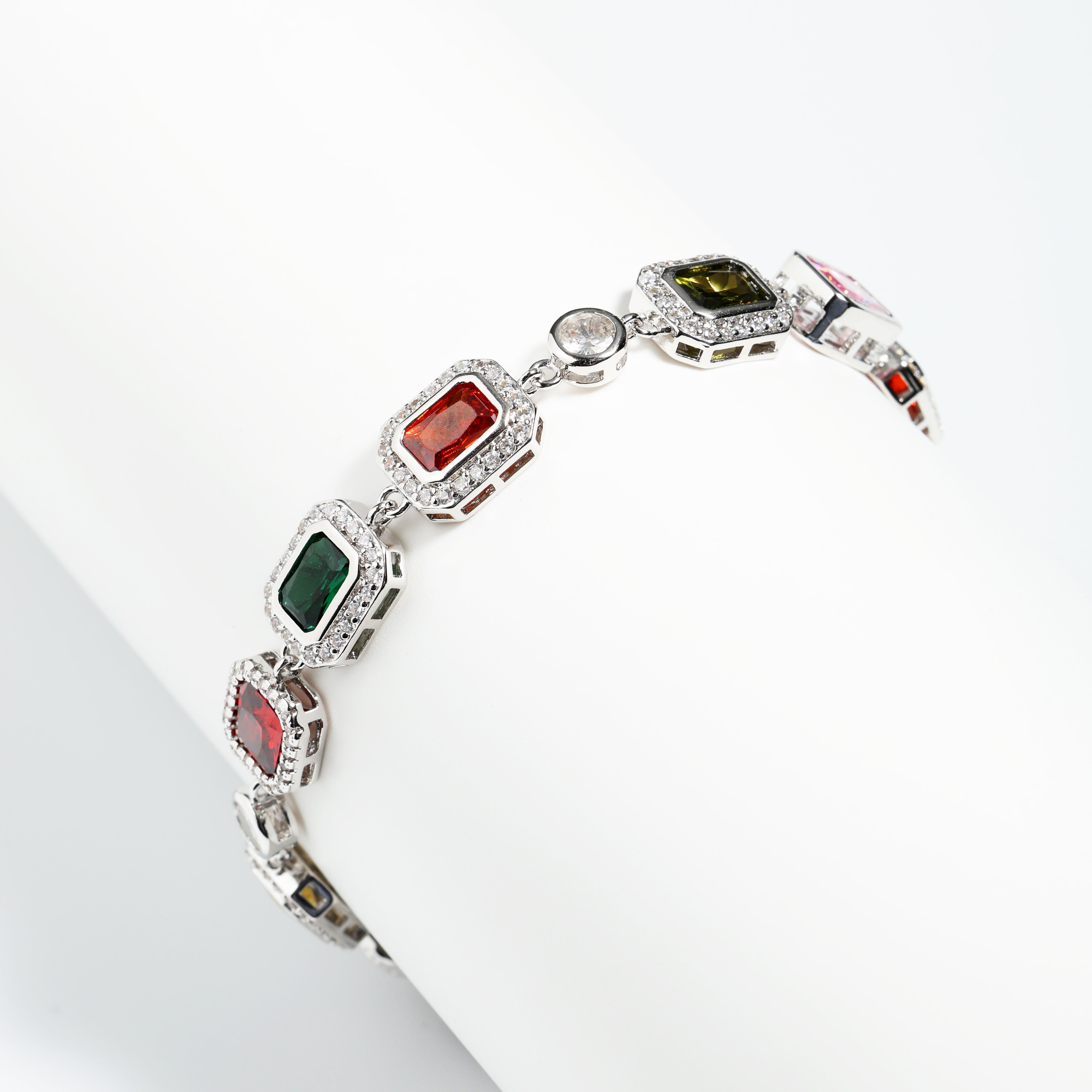 Charming Multicolor Gemstone Necklace