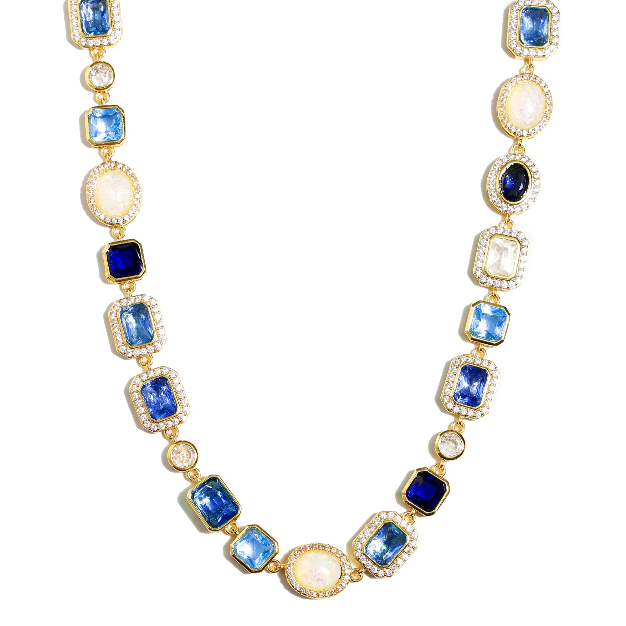 Blue Gemstone Solstice Necklace