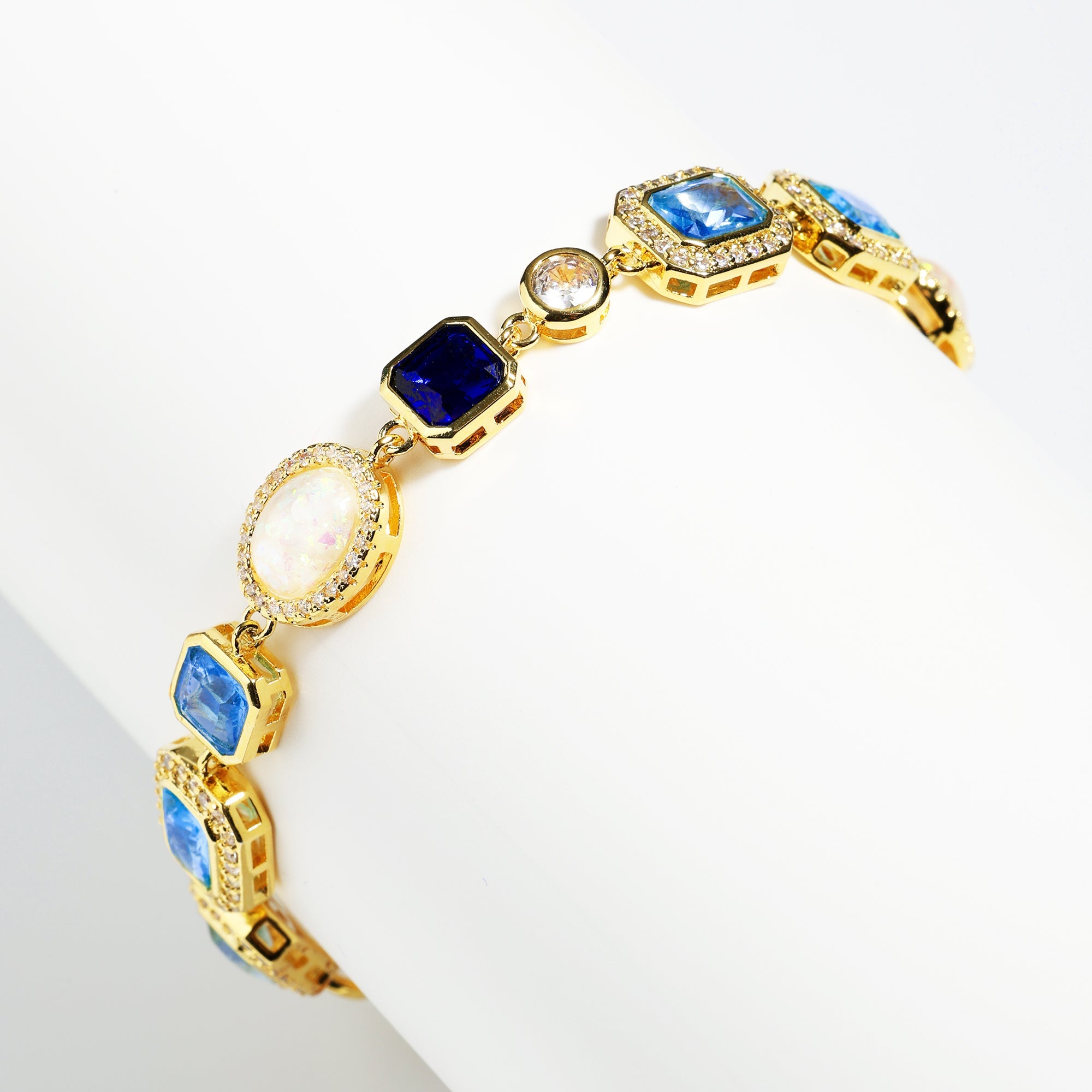Blue Gemstone Solstice Necklace