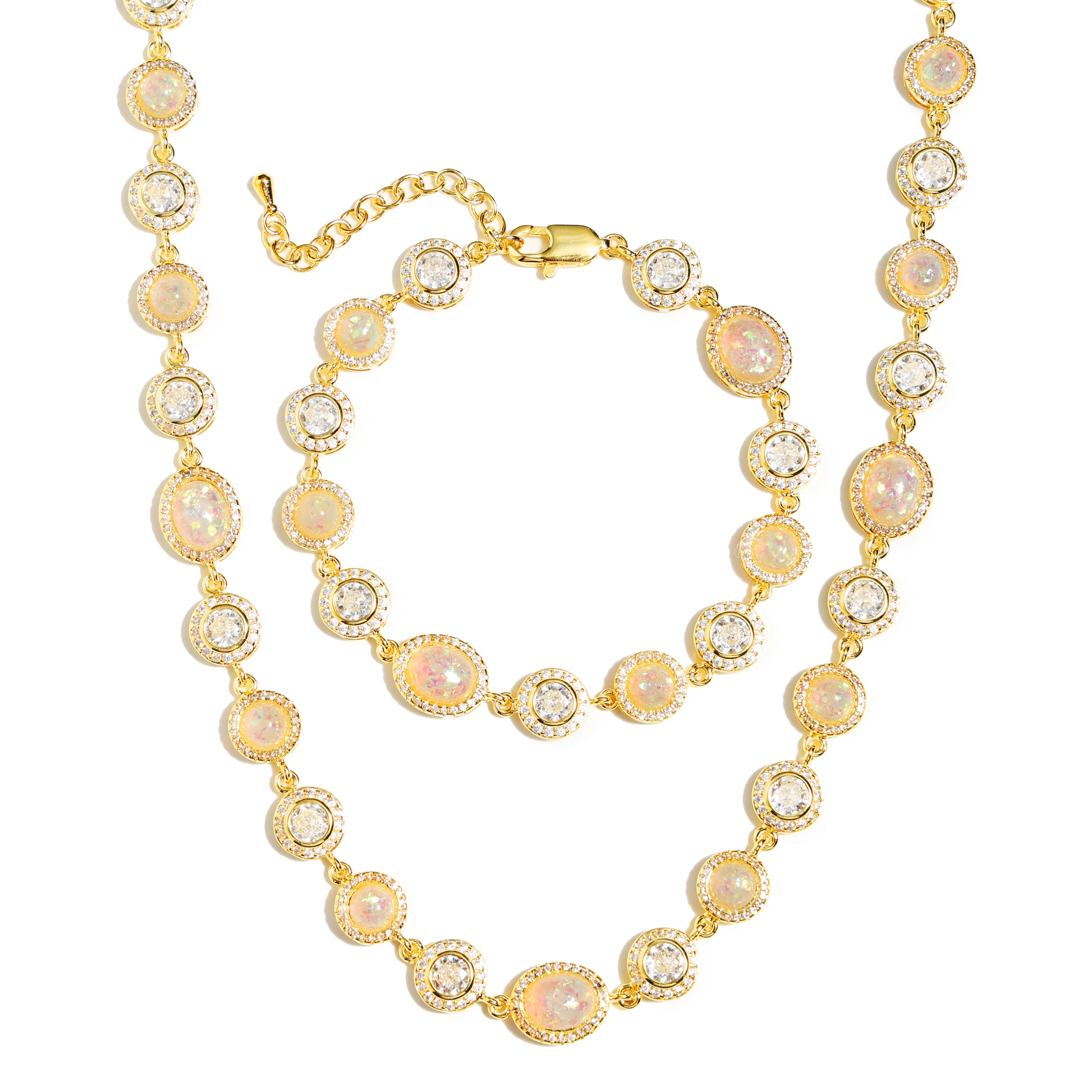 Aurora Whisper Gemstone Bracelet