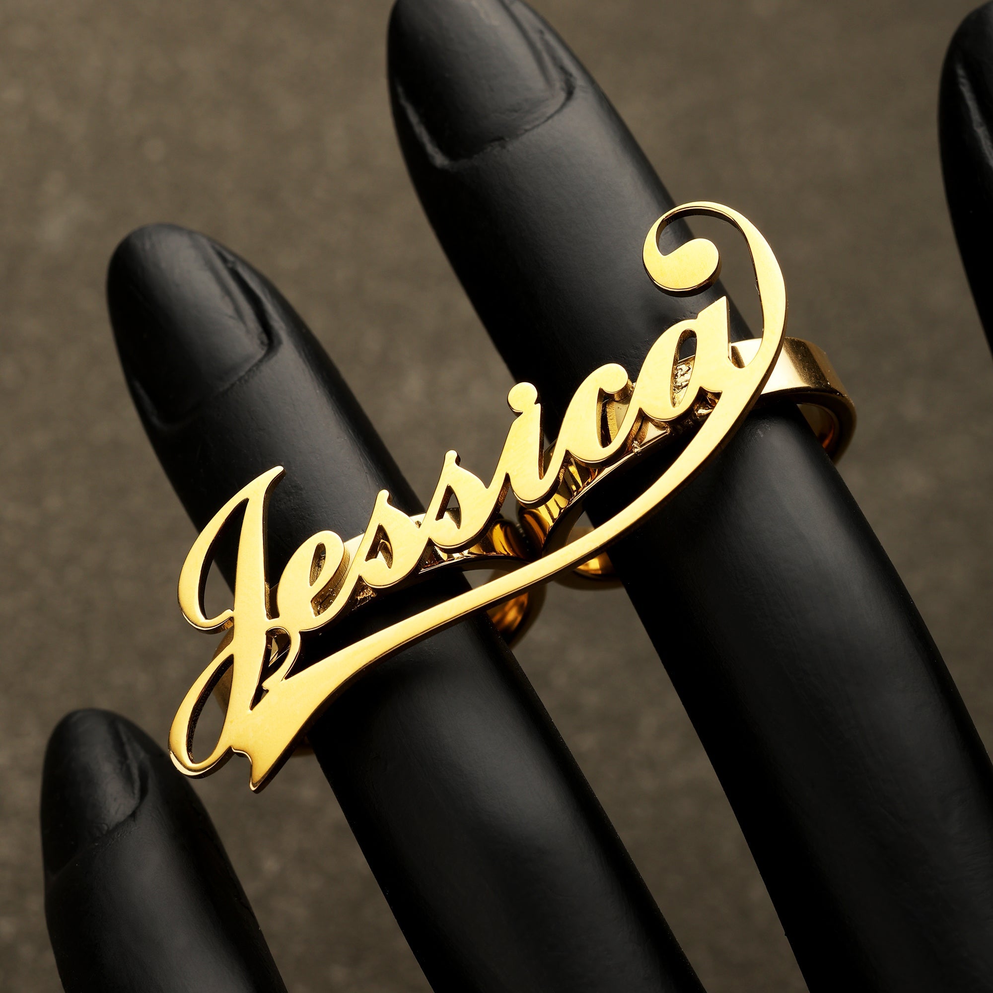 Two Finger Name Ring