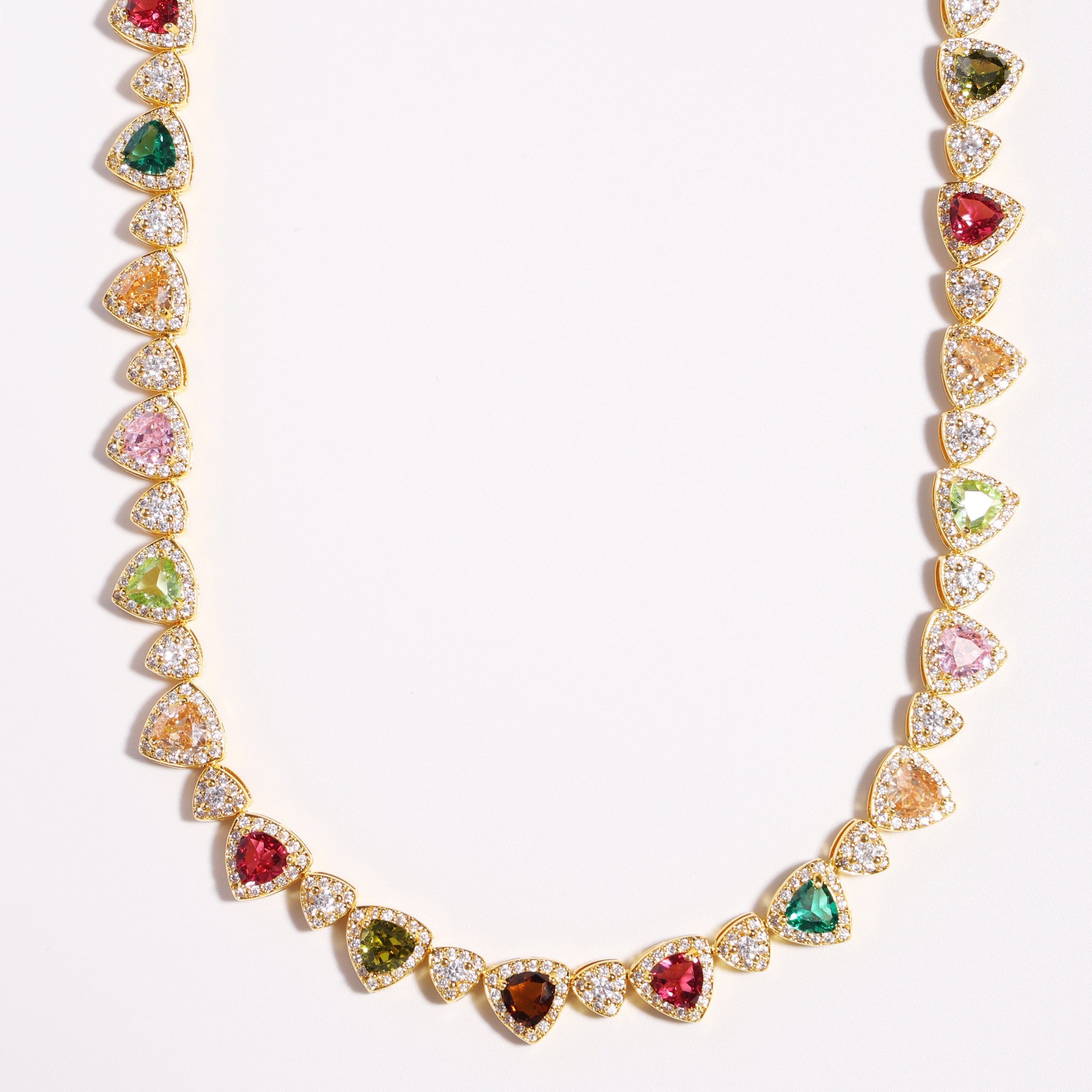 Heart Cut Tourmaline Gemstone Bracelet
