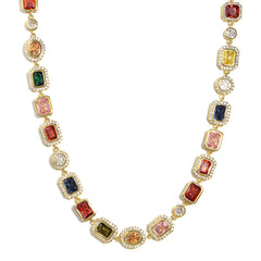 Gold Solstice Purely Gemstone Necklace
