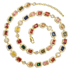 Gold Solstice Purely Gemstone Necklace