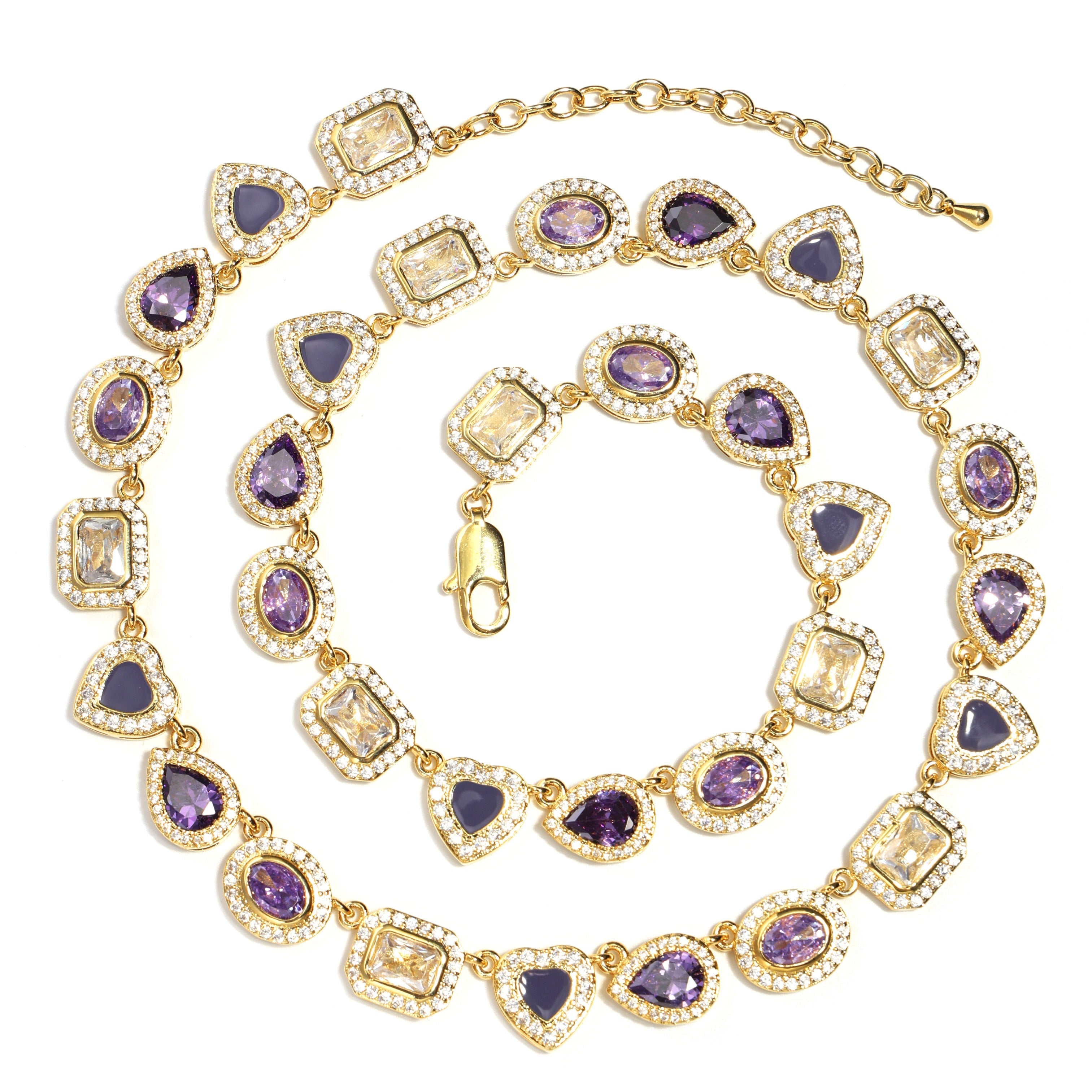 Lavender Dream Purple Gemstone Necklace