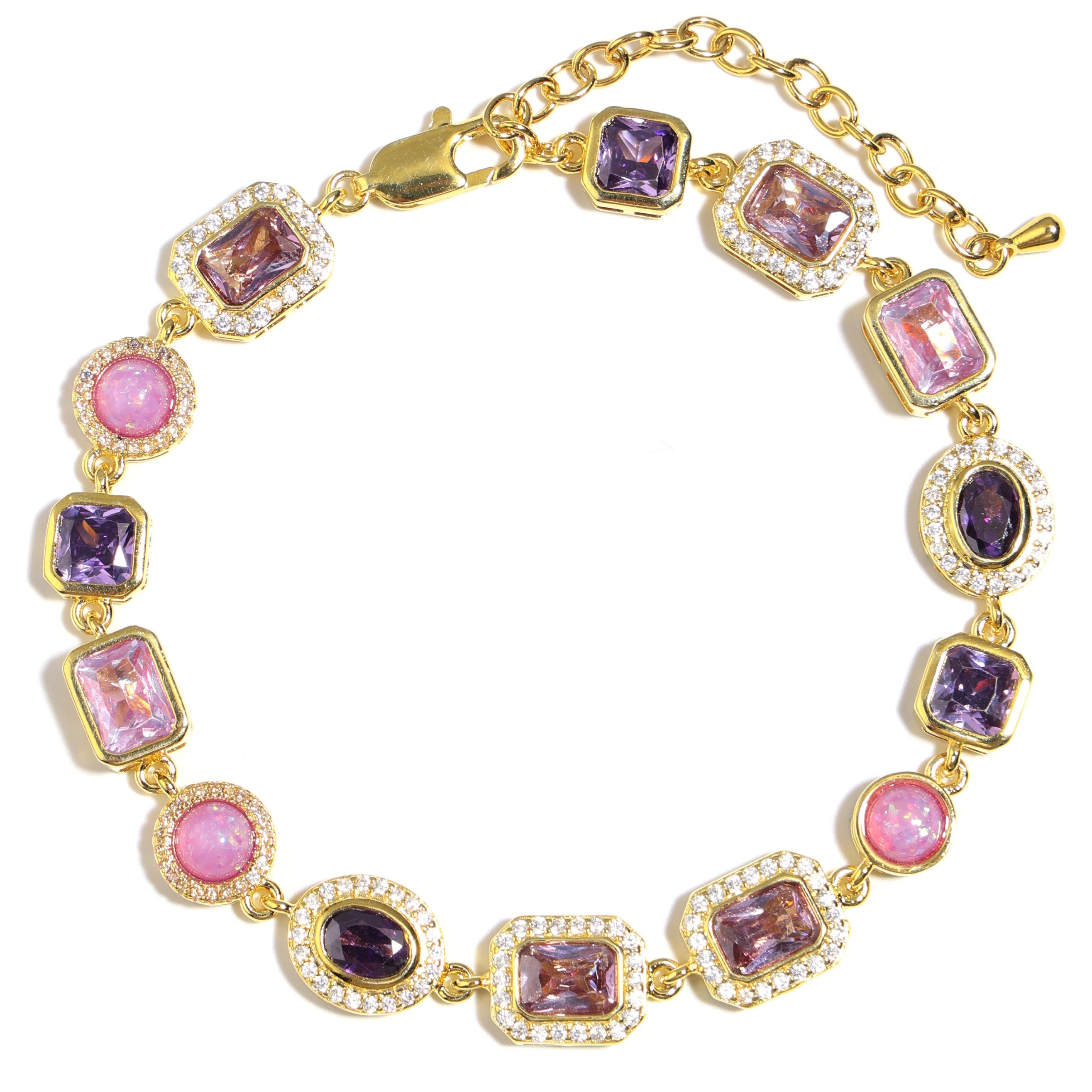 Lunar Purple Gemstone Necklace