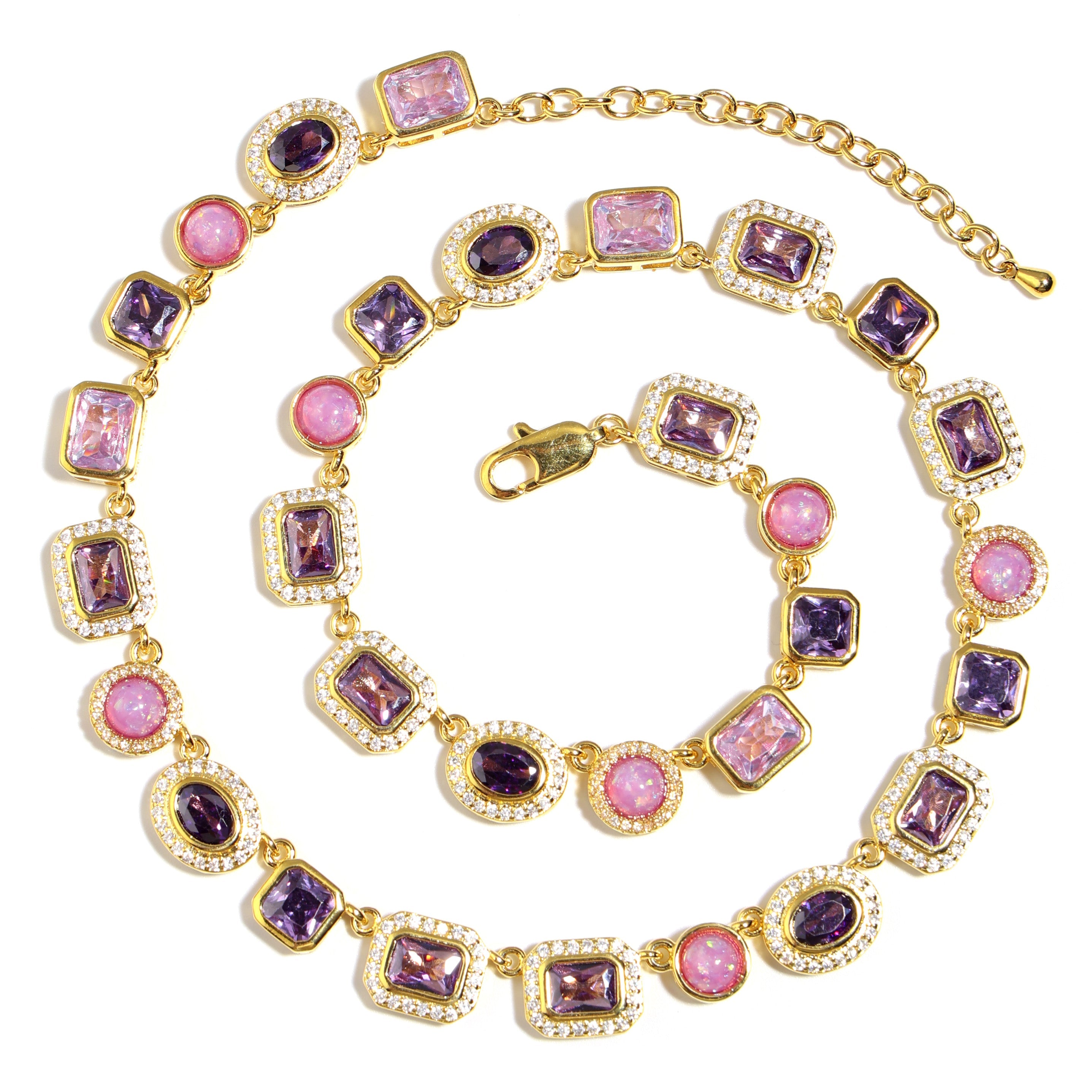 Lunar Purple Gemstone Bracelet