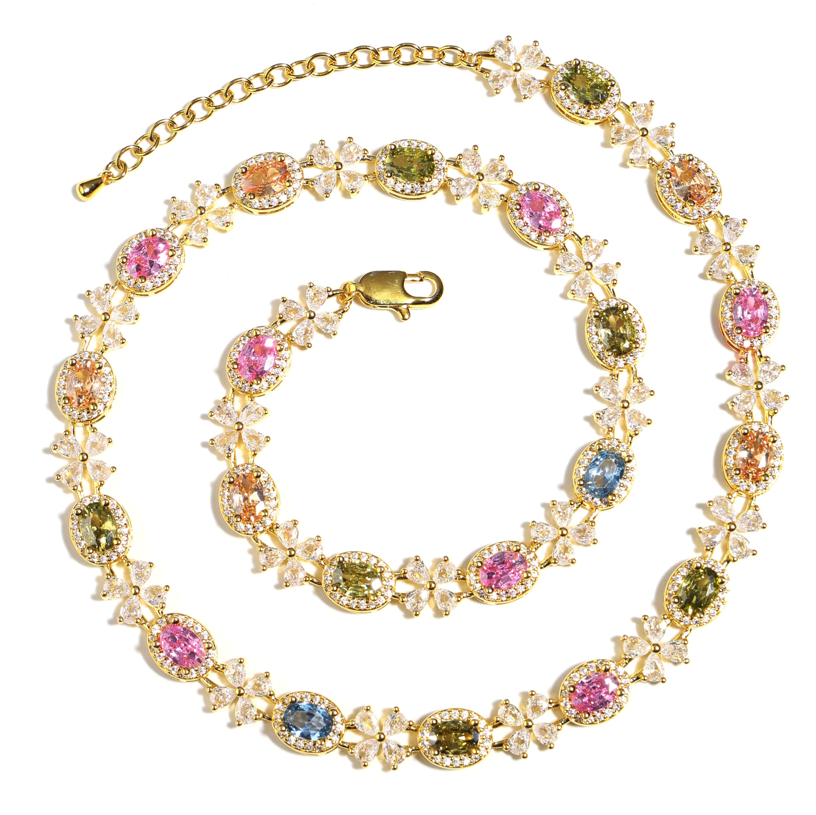 Nature’s Beauty Butterfly Oval Tourmaline Necklace