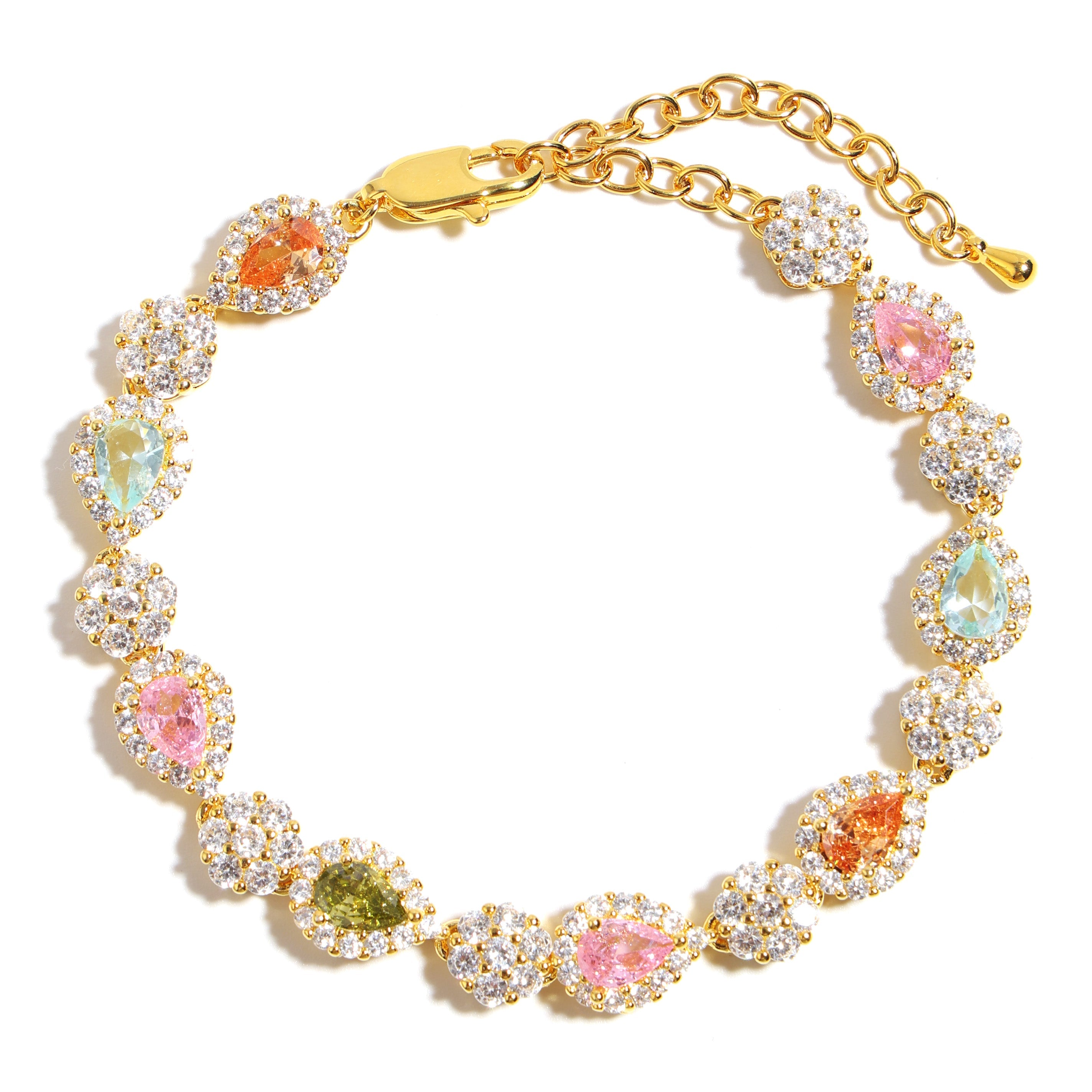 Timeless Teardrop Tourmaline Solitaire Necklace