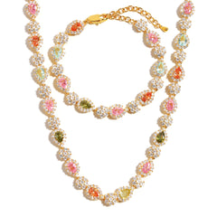 Timeless Teardrop Tourmaline Solitaire Necklace