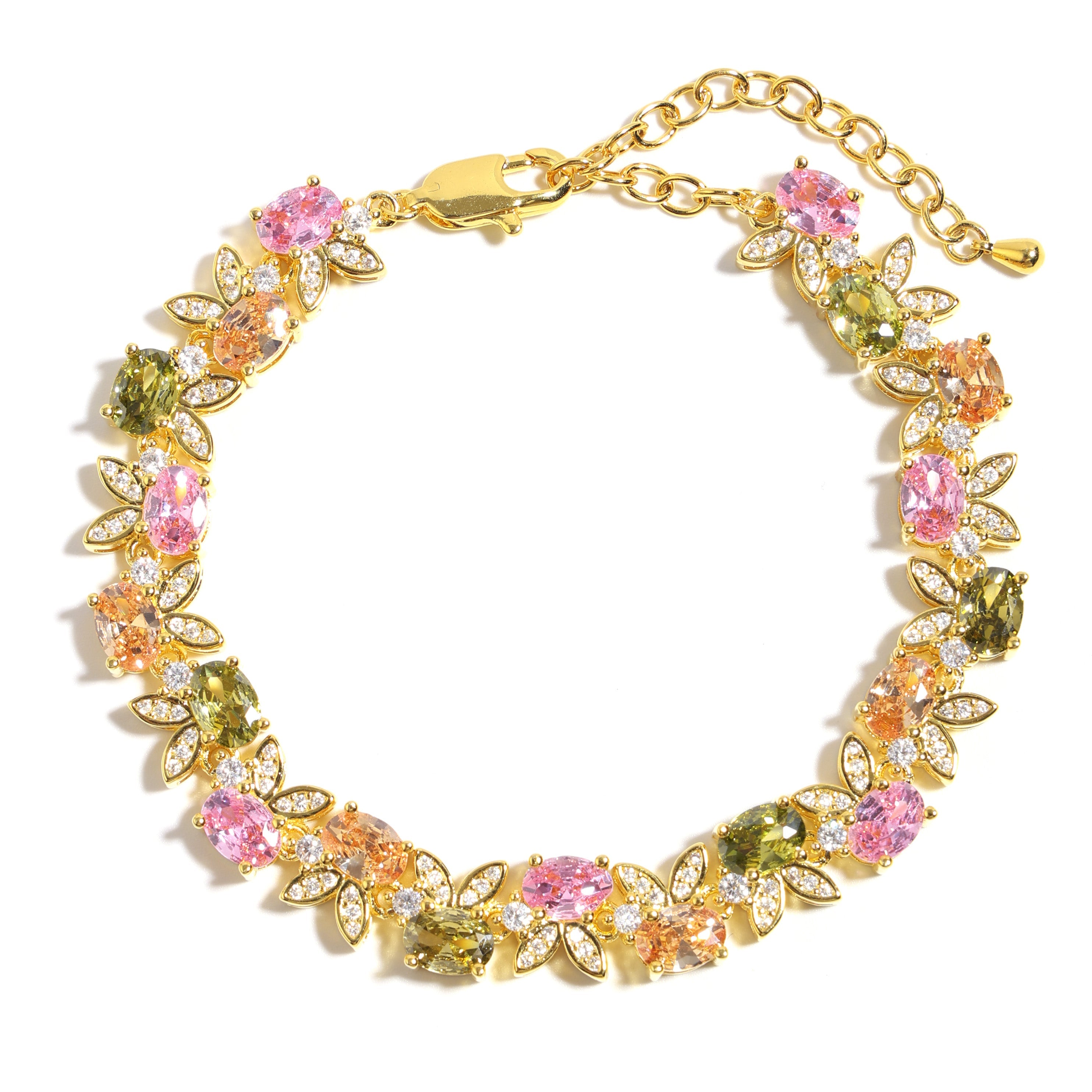 Whimsical Charm Bunny Tourmaline Necklace Set