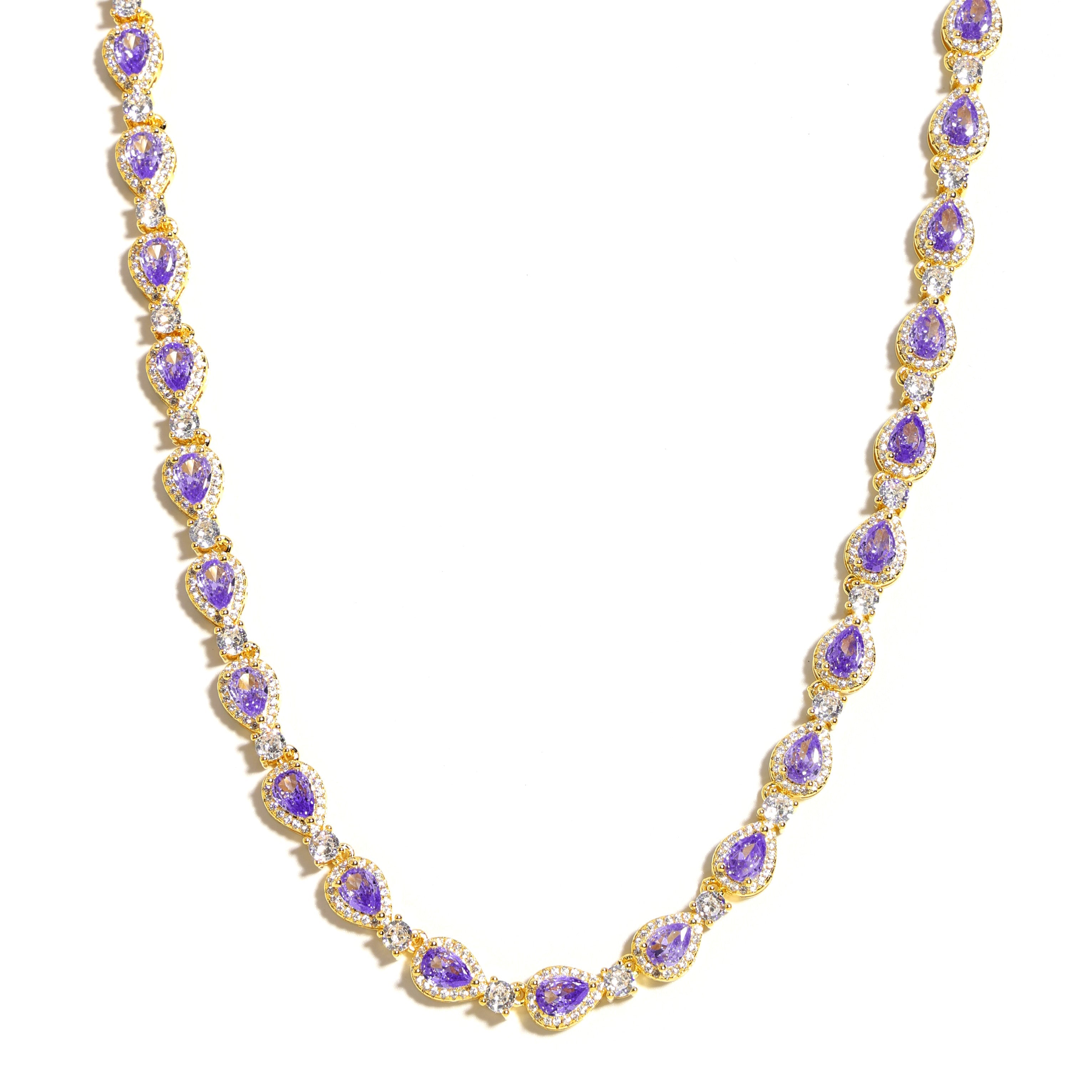 Mystic Violet Tourmaline Elegance Bracelet