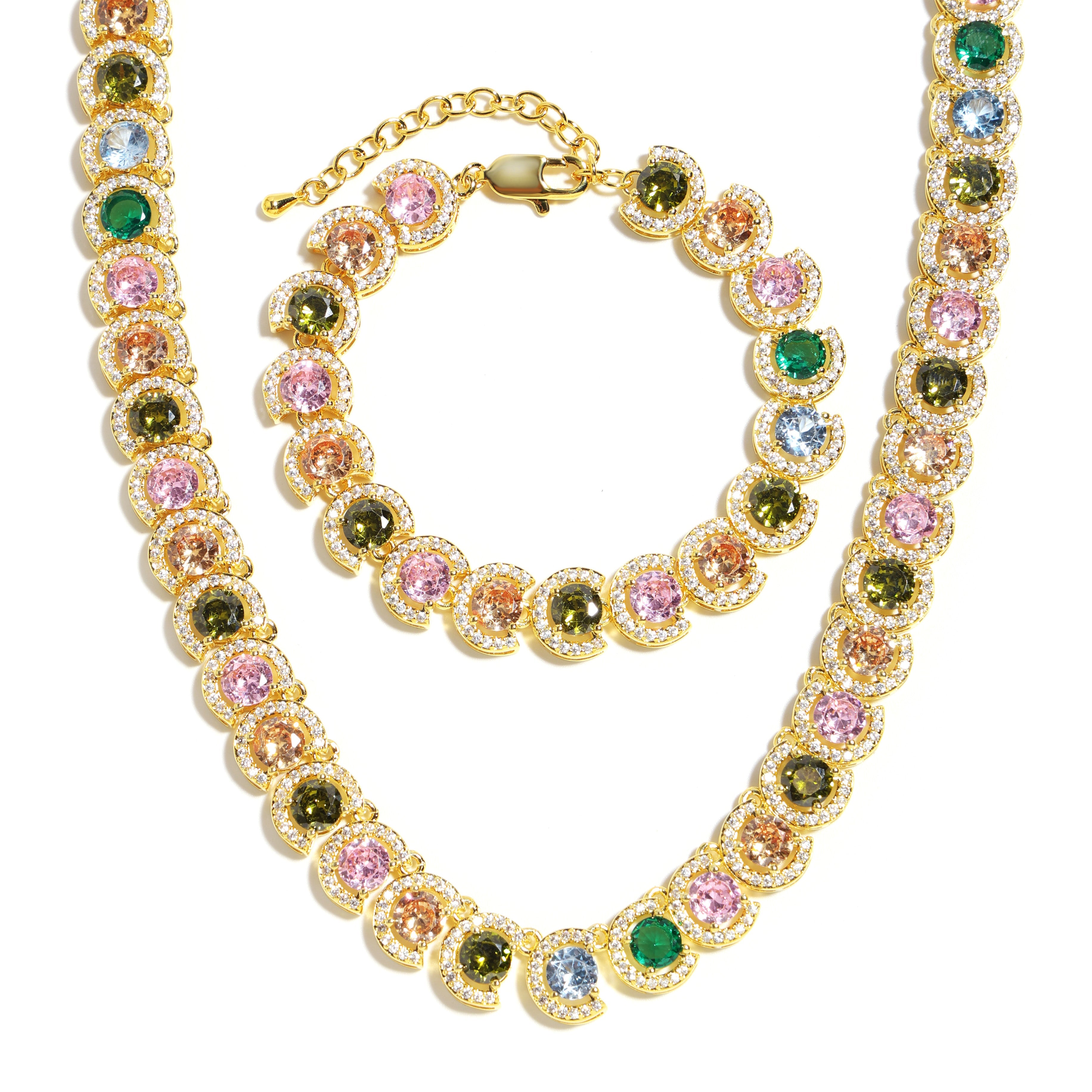 Summer Juicy party Tourmaline Statement Bracelet