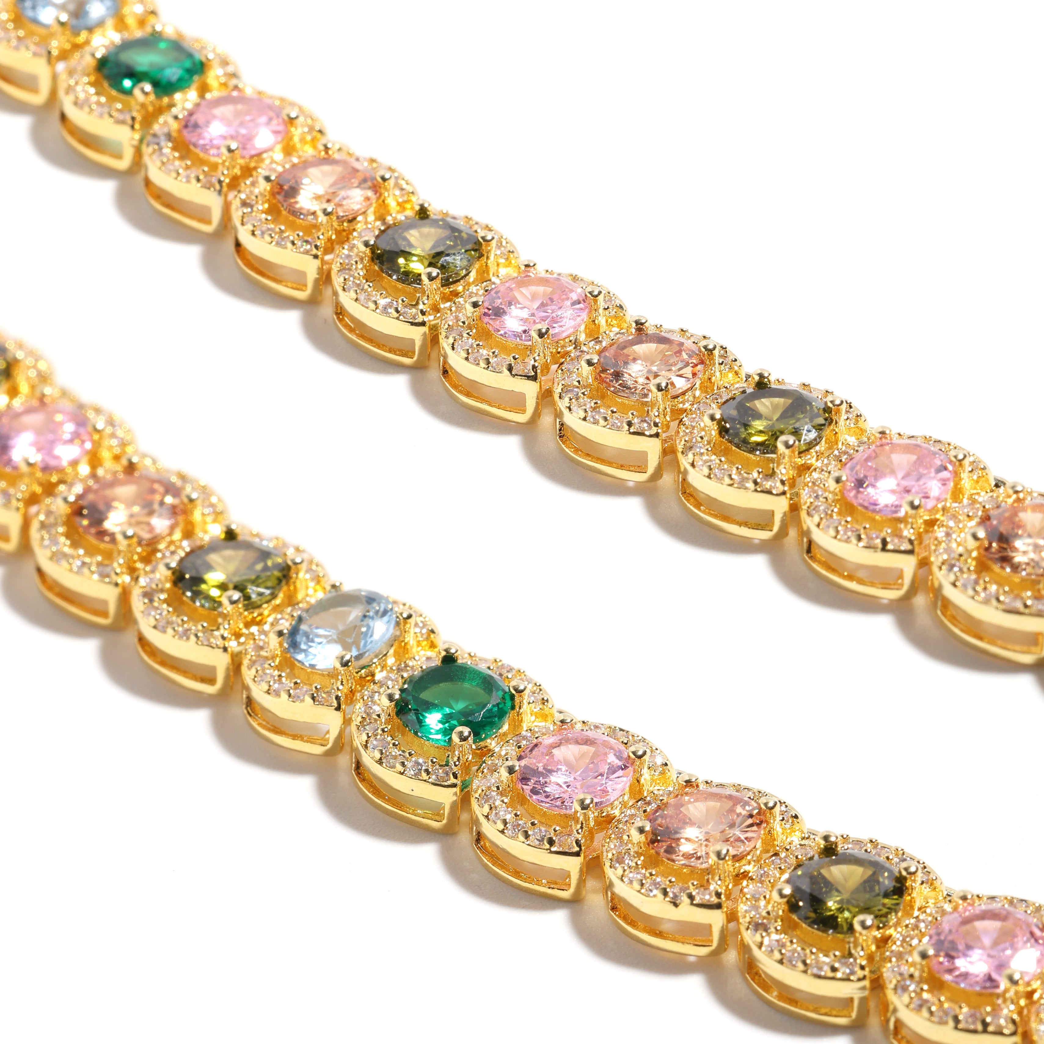 Summer Juicy party Tourmaline Statement Bracelet