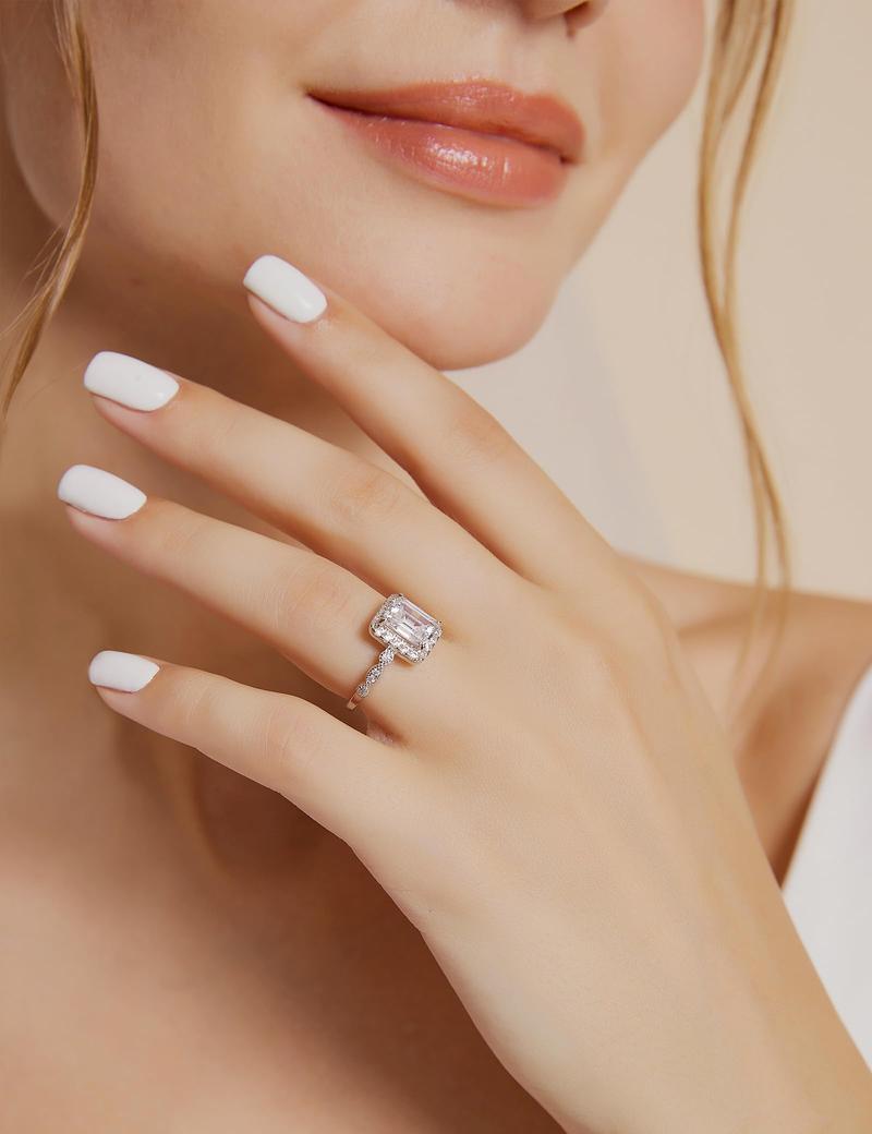 2CT Bridal Ring Engagement Rings