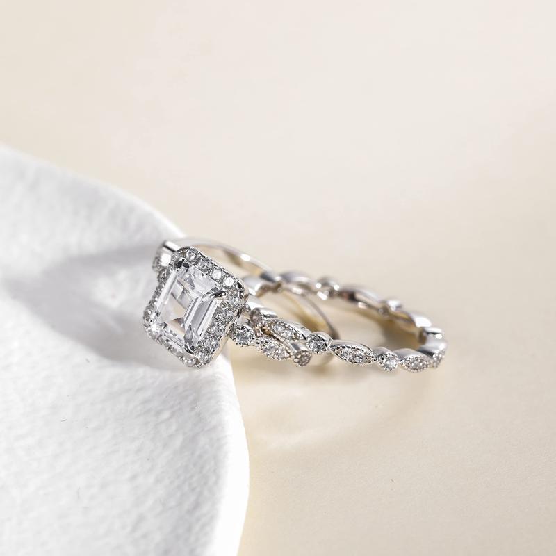 2CT Bridal Ring Engagement Rings