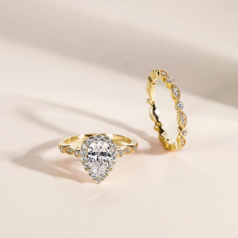 1.5CT Bridal Ring Sets Engagement Rings